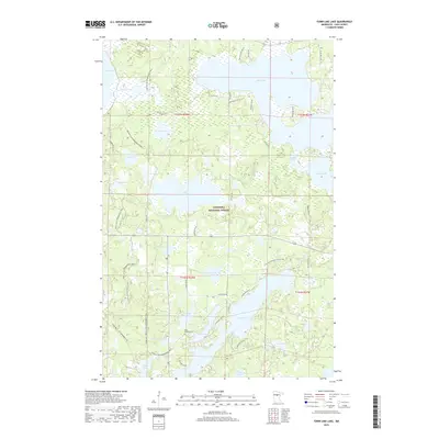 2019 Map of Town Line Lake, 2019 Print