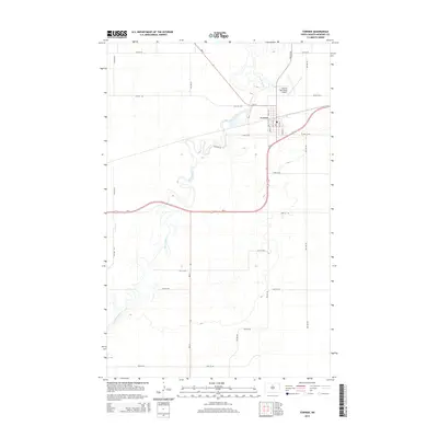 2014 Map of Towner, 2014 Print