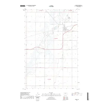 2017 Map of Towner, 2017 Print