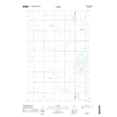 2017 Map of Towner NE, 2017 Print