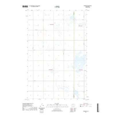 2020 Map of Towner NE, 2020 Print