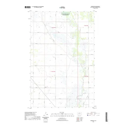 2020 Map of Towner NW, 2020 Print