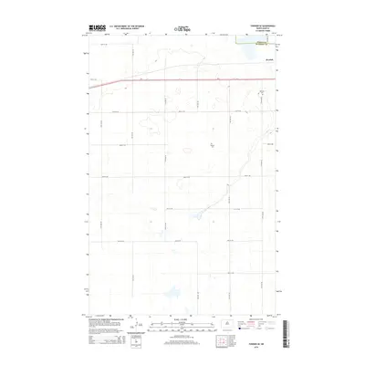 2014 Map of Towner SE, 2014 Print