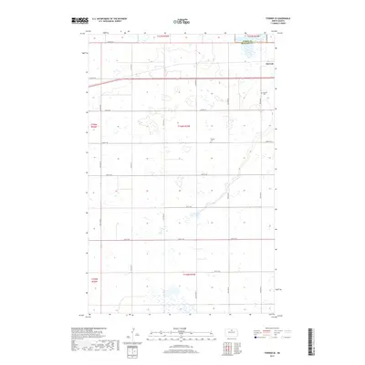 2017 Map of Towner SE, 2017 Print