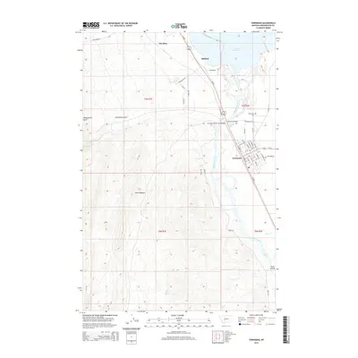2014 Map of Townsend, 2014 Print
