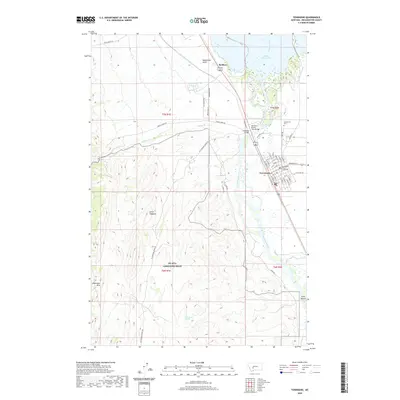2020 Map of Townsend, 2020 Print