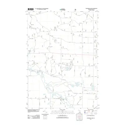 2012 Map of Townsend Lake, 2012 Print