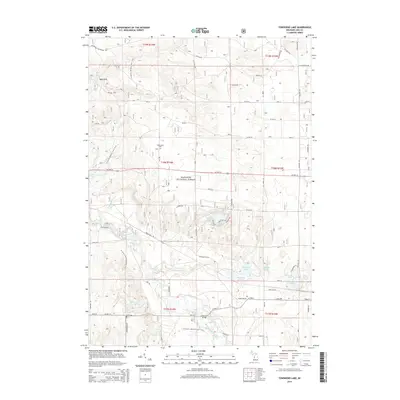 2014 Map of Townsend Lake, 2014 Print