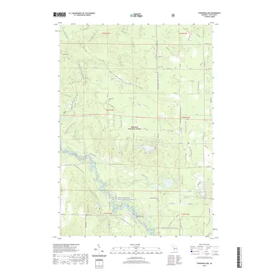 2019 Map of Townsend Lake, 2019 Print