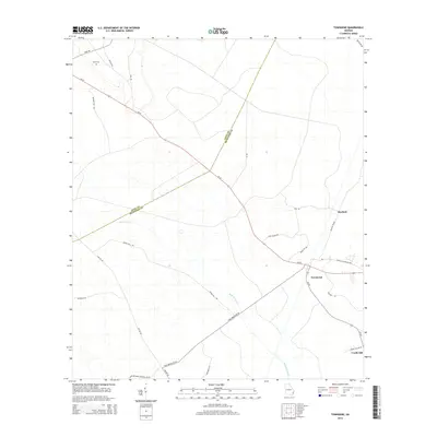 2014 Map of Townsend, 2014 Print
