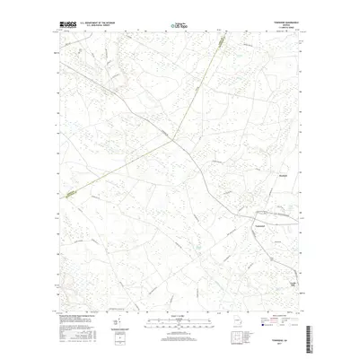 2017 Map of Townsend, 2017 Print