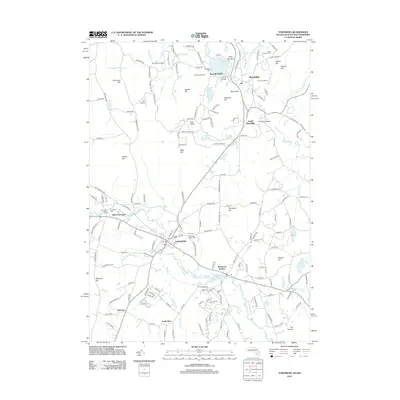 2012 Map of Townsend, 2012 Print