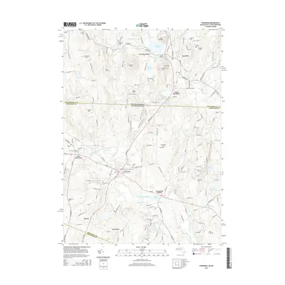 2015 Map of Townsend, 2015 Print