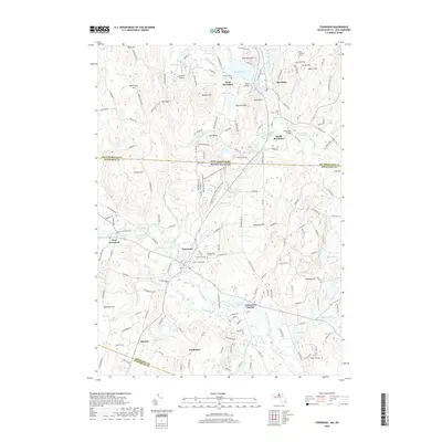 2018 Map of Townsend, 2018 Print
