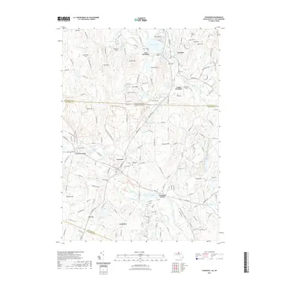 2021 Map of Townsend, 2021 Print