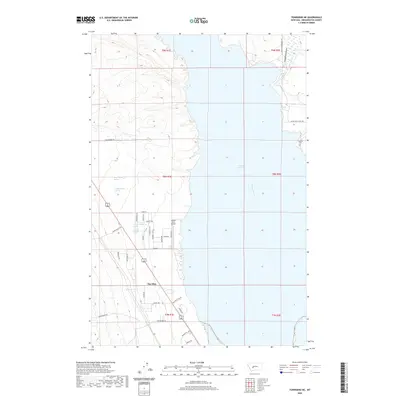 2020 Map of Townsend NE, 2020 Print