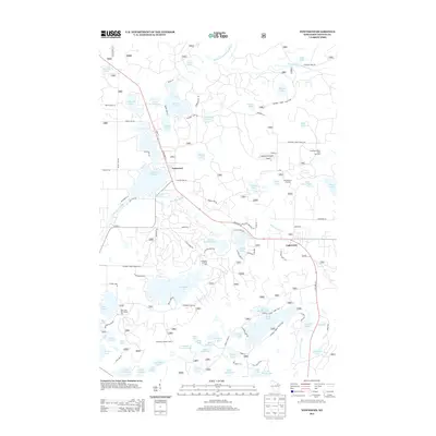 2013 Map of Townsend, 2013 Print