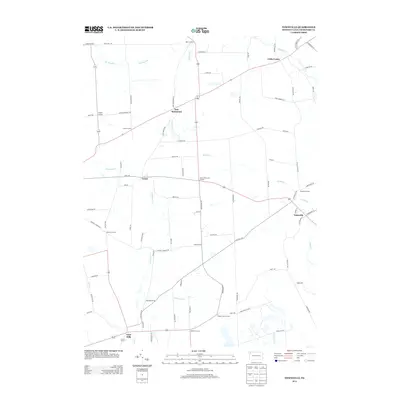 2013 Map of Townville, 2013 Print