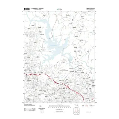 2011 Map of Towson, 2011 Print