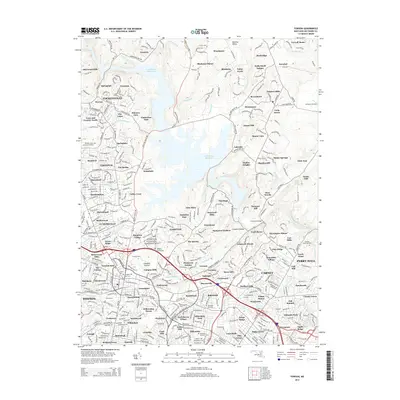 2014 Map of Towson, 2014 Print