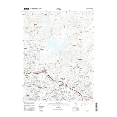 2016 Map of Towson, 2016 Print