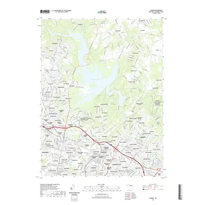 2019 Map of Towson, 2019 Print