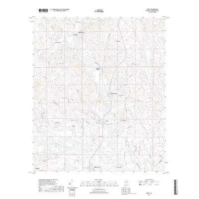 2018 Map of Toxey, 2018 Print