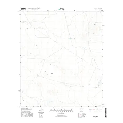 2016 Map of Toyah NW, 2016 Print