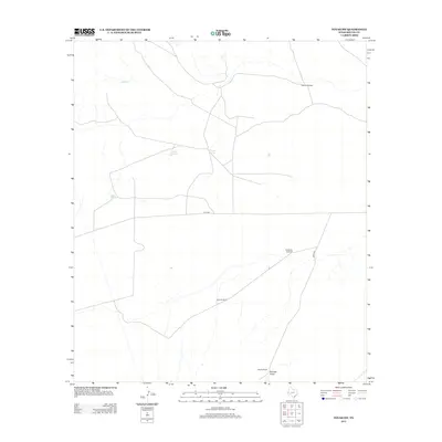 2013 Map of Toyah SW, 2013 Print