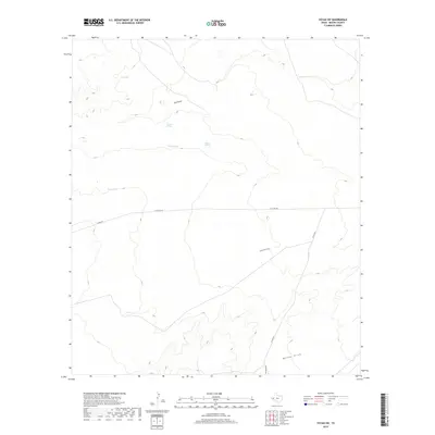 2019 Map of Toyah SW, 2019 Print