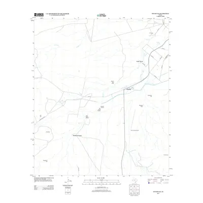 2012 Map of Toyahvale, 2012 Print