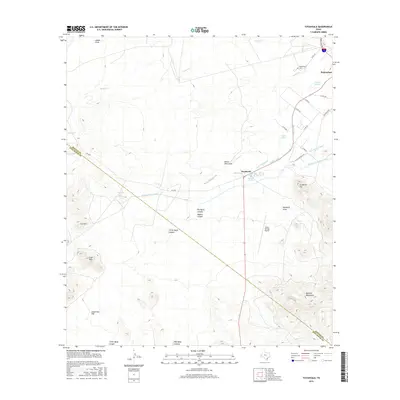 2016 Map of Toyahvale, 2016 Print