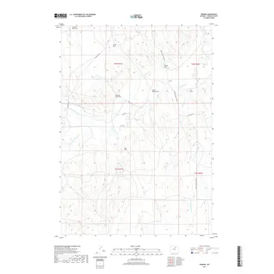 2017 Map of Trabing, 2017 Print