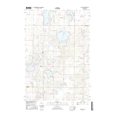 2015 Map of Trade Lake, 2015 Print