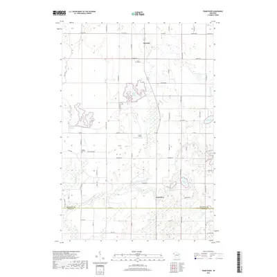 2018 Map of Trade River, 2018 Print