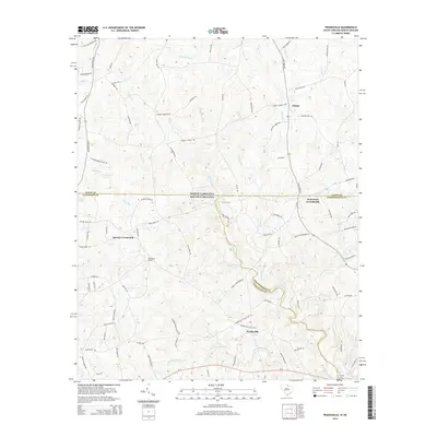 2014 Map of Tradesville, 2014 Print