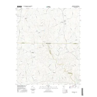 2017 Map of Tradesville, 2017 Print