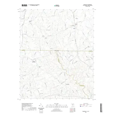 2020 Map of Tradesville, 2020 Print