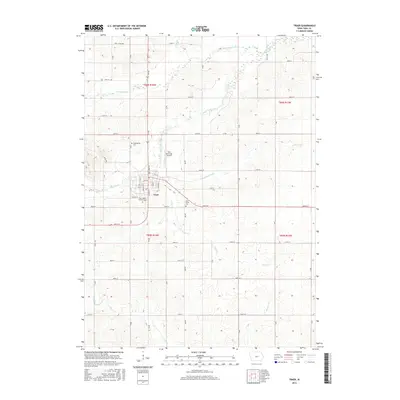 2015 Map of Traer, 2015 Print