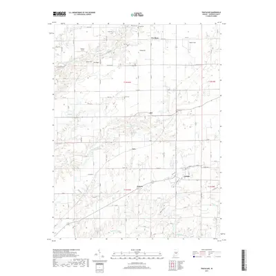 2019 Map of Trafalgar, 2019 Print