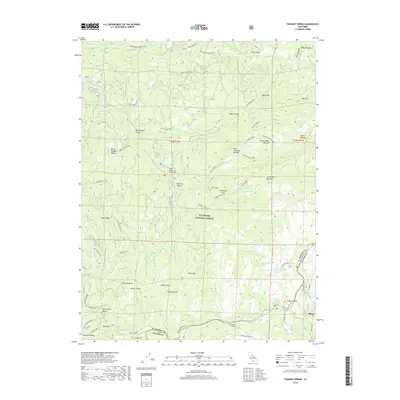 2018 Map of Tragedy Spring, 2018 Print