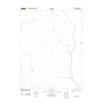 2012 Map of Trail Canyon, 2012 Print