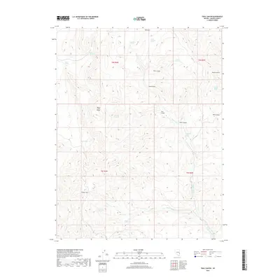 2018 Map of Trail Canyon, 2018 Print