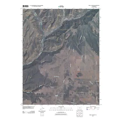 2010 Map of Trail Canyon, 2010 Print
