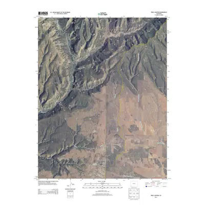 2013 Map of Trail Canyon, 2013 Print
