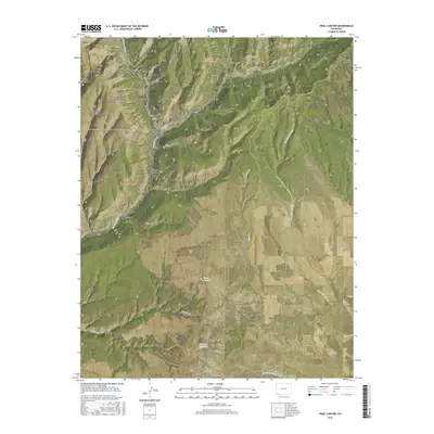 2016 Map of Trail Canyon, 2016 Print