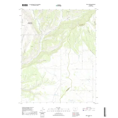 2019 Map of Trail Canyon, 2019 Print