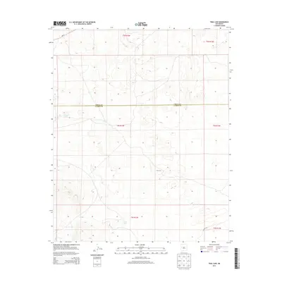 2013 Map of Trail Lake, 2013 Print