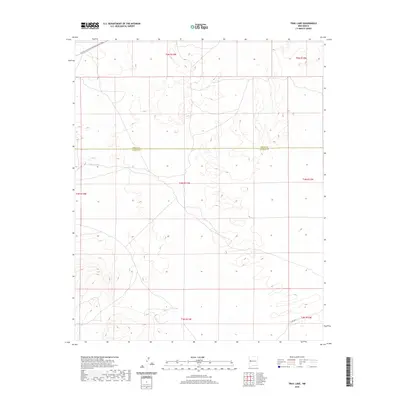 2020 Map of Trail Lake, 2020 Print