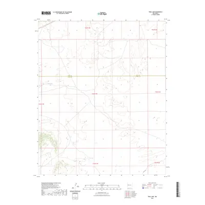 2023 Map of Trail Lake, 2023 Print
